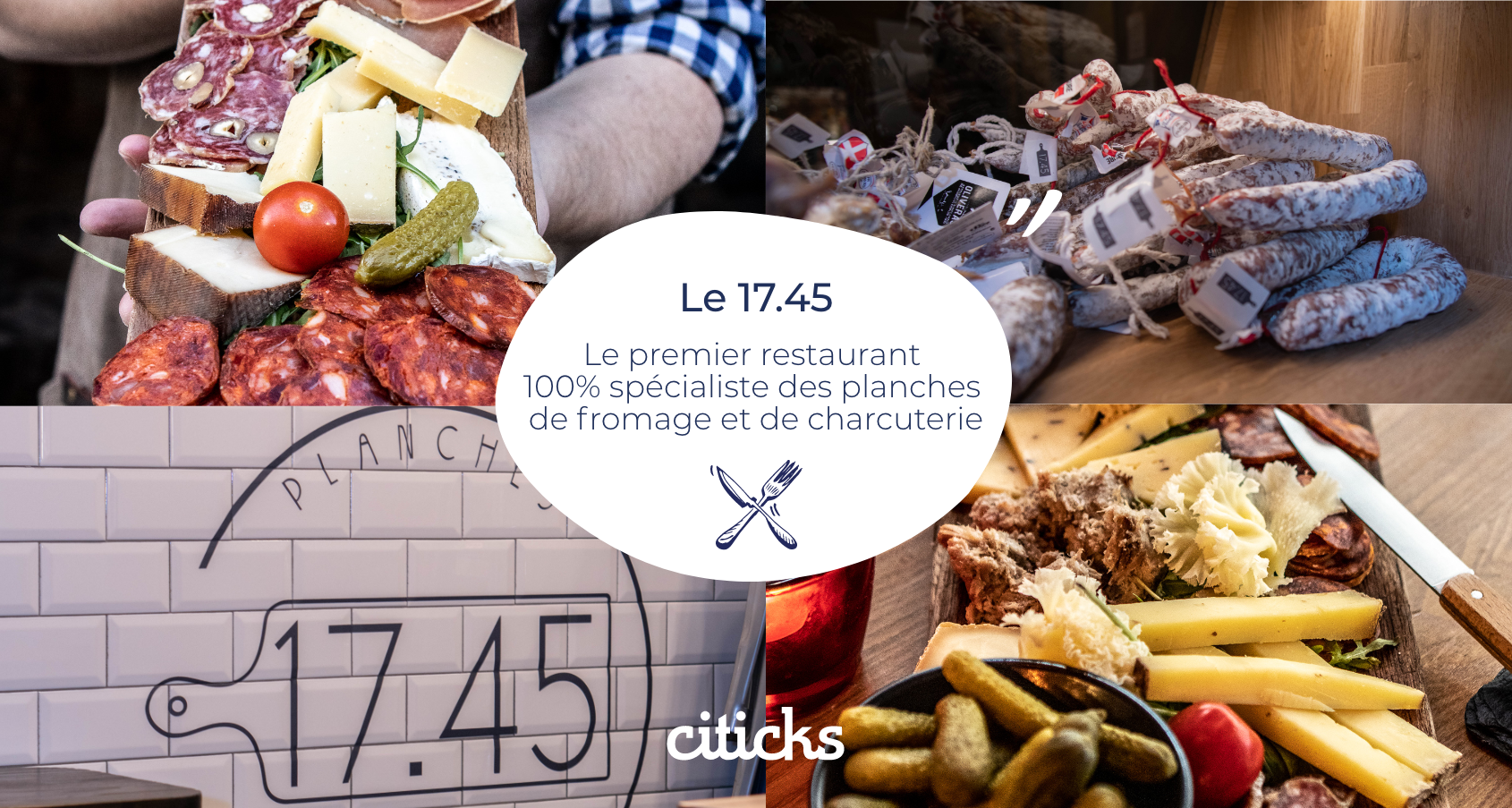 image Le 17.45 - Le premier restaurant 100% spécialiste des planches de fromage et de charcuterie